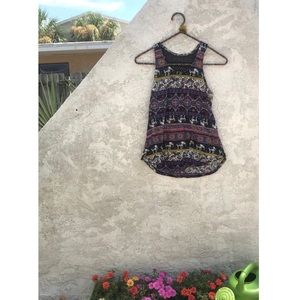 Boho elephant tank top